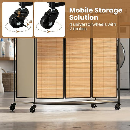 Giantex Laundry Hamper Sorter 3 Section - Image 4