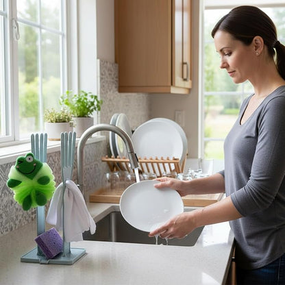 Kitchen Gloves Holder Mitten Dryer Reusable Rubber Glove Clothes Drying Rack - Image 7
