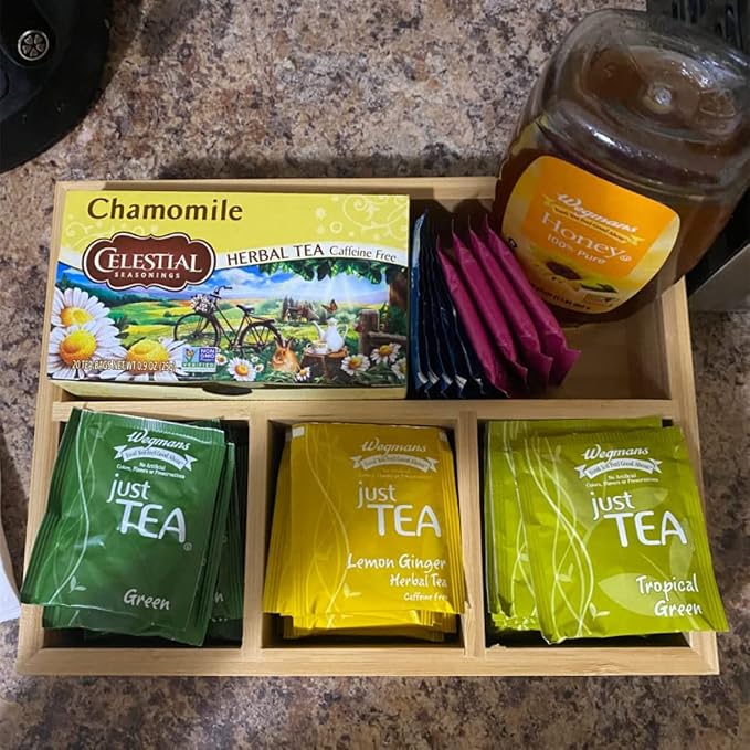 XIMISISE Tea Bag Holder, Tea Bag Storage Organizer, Tea Candy Basket, Sugar - Image 6