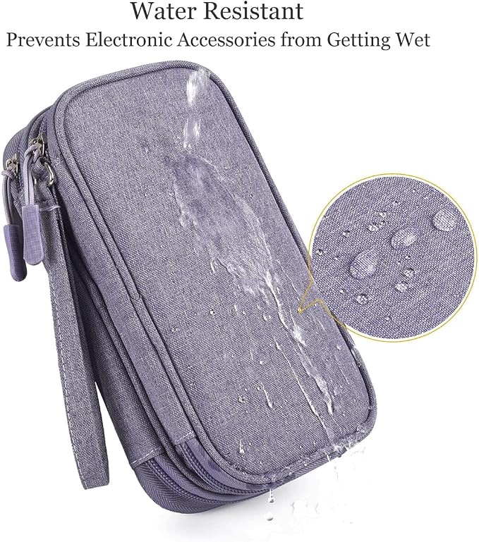 CAAORDKSO Cord Organizer Bag, Travel Cable Organizer Case Waterproof - Image 2