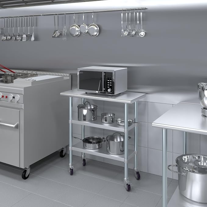 AmGood Stainless Steel Work Table - Image 5