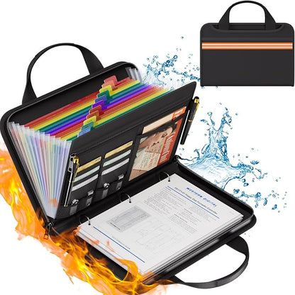 Fireproof Accordion File Organizer by ZOOPIP