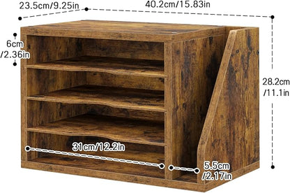 Wooden Mail Organizer, Desk Organizer - Image 3