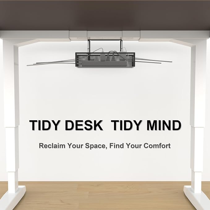 Under Desk Cable Management Tray - Image 3
