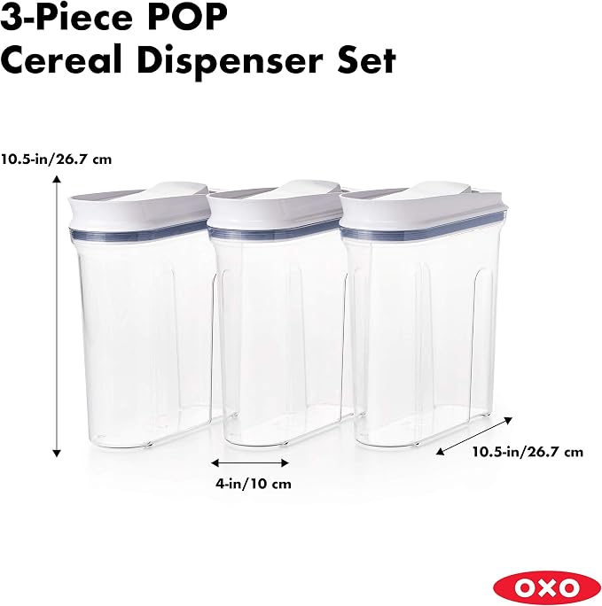 OXO Good Grips 3-Piece POP Cereal Dispenser Set - Image 5
