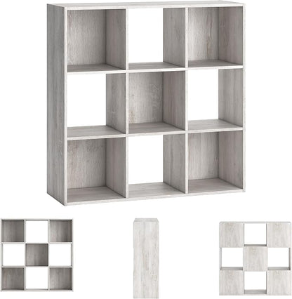 Signature Design by Ashley Paxberry Coastal 9 Cube Storage Organizer or Bookcase - Image 6
