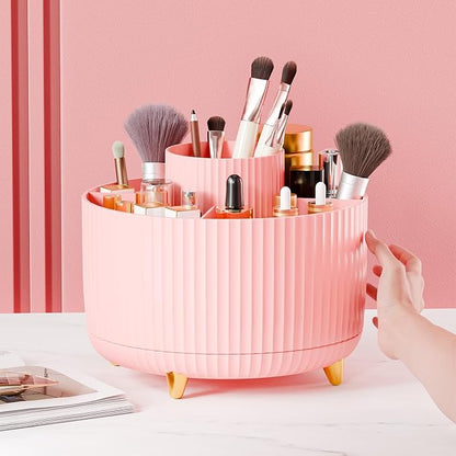 360° Rotate Makeup Brush Holder Organizer, Makeup Organizers Countertop - Image 6