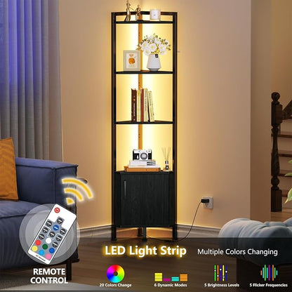 Furnulem 5-Tier Corner Shelf - Image 4