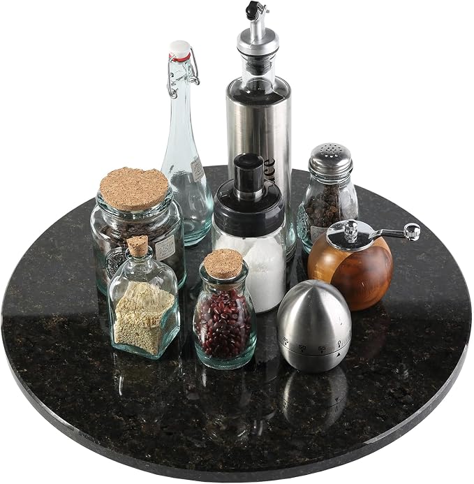 Marble Lazy Susan, 16 in Lazy Susan Turntable Organizer by BCS