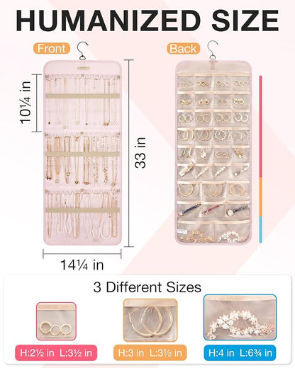 BAGSMART Hanging Jewelry Organizer Storage Roll - Image 5