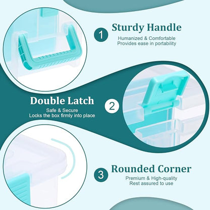 BTSKY Clear Plastic Dividing Storage Box - Image 9