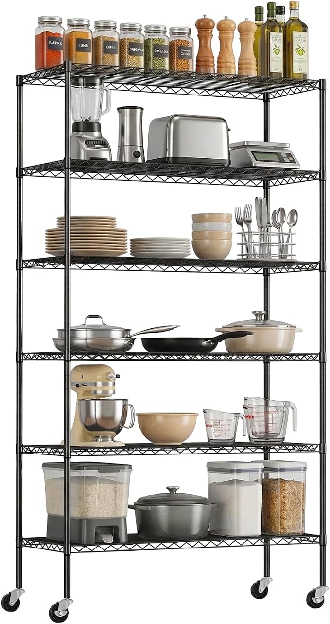 PayLessHere | 6-Tier Wire Shelf by BestOffice