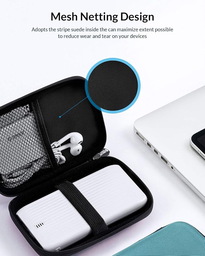 ORICO Hard Drive Case 2.5 inch External Drive Storage Carrying Bag Waterproof - Image 3
