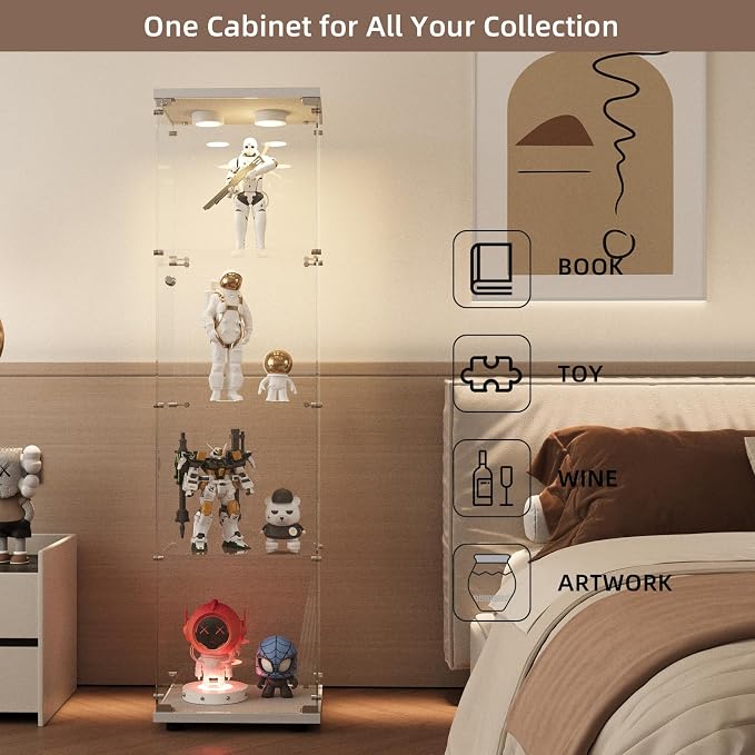 Beauty4U Glass Display Cabinet - Image 4