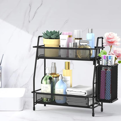 2-Tier Bathroom Counter Organizer, Bathroom Organizer Countertop - Image 5