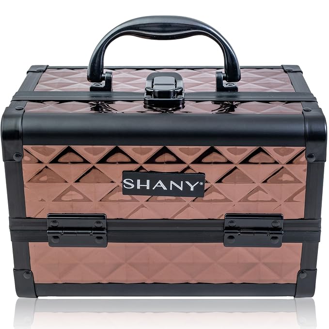 SHANY Chic Makeup Train Case Cosmetic Box Portable Makeup Case Cosmetics Beauty - Image 6