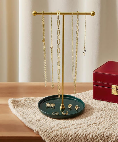VROOMIUM Necklace Holder Stand - 6in Ceramic Base X 1ft Height - Image 6