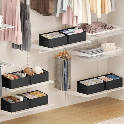 DIMJ Closet Storage Bins 8 Pack - Image 5