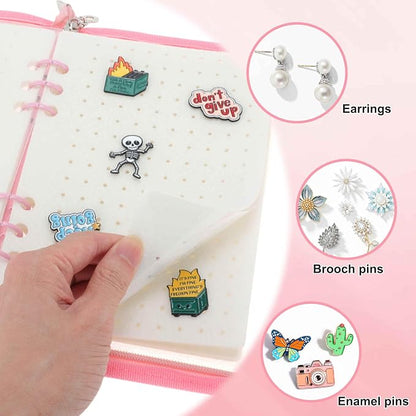 CAPASTEC Pin Bag, Portable Pin Display Book, Brooches Storage - Image 5