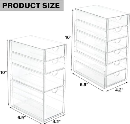 Prsildan Acrylic Drawer Makeup Organizer - Image 3