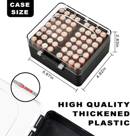 FULLCASE Battery Storage Organizer Box, Holder Container - Image 4