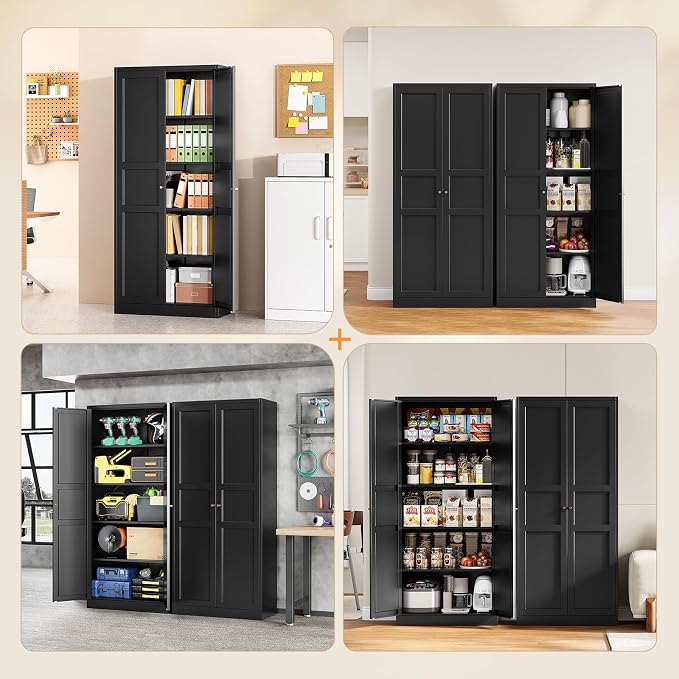 Yizosh Metal Storage Cabinet - Image 7