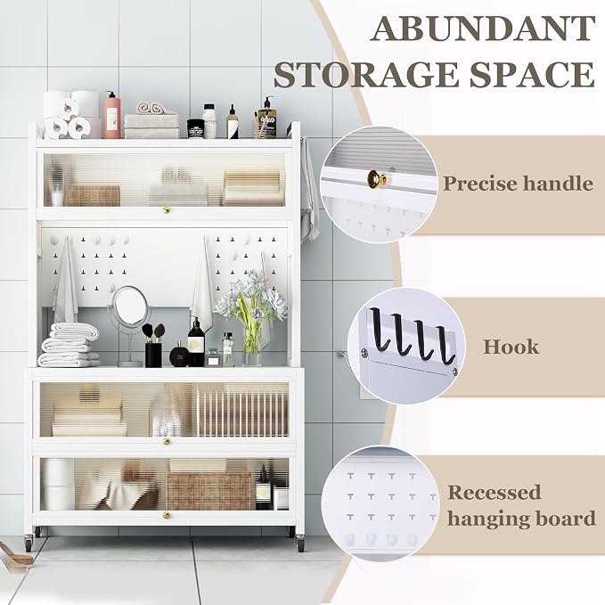Mobile Kitchen Storage Cart - Image 3