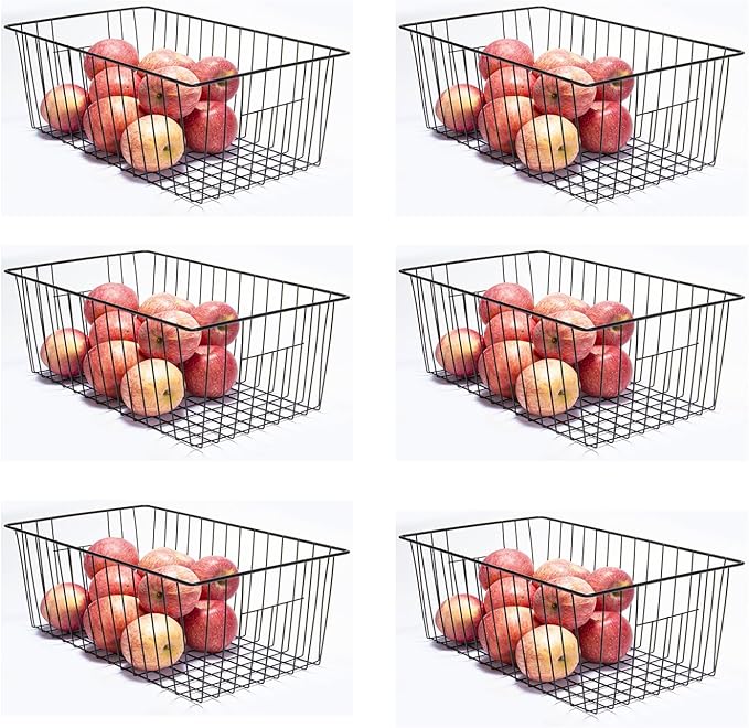 6 Pack Freezer Organizer Bins by Unknown