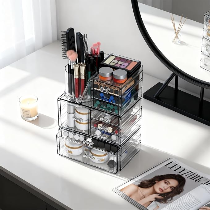 ShineMe Clear Makeup Organizer - Image 7