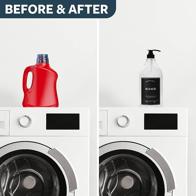 Calindiana Modern Farmhouse Bleach Liquid Laundry Detergent Dispenser - Image 5