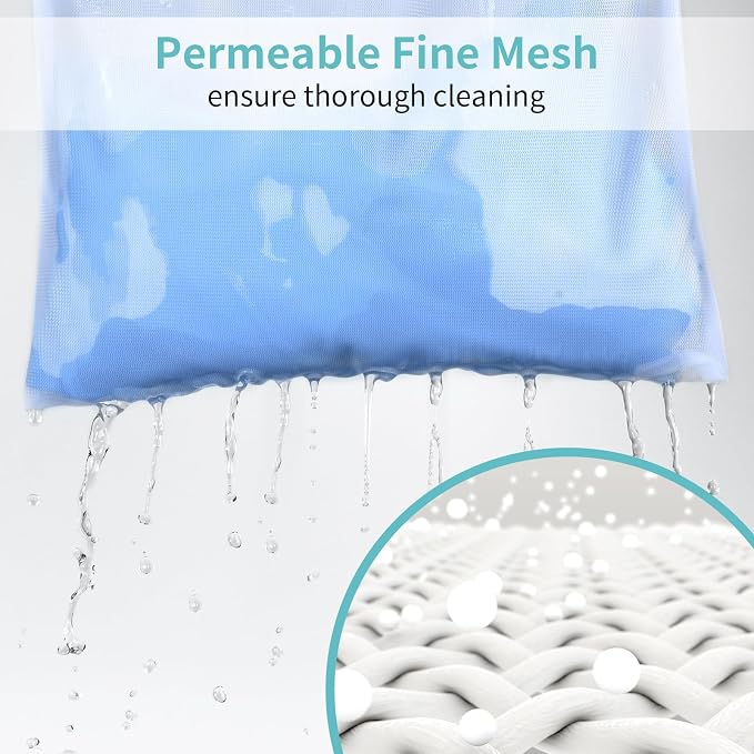 OTraki 12x16 Inch Mesh Laundry Bag 2 Pack Small Lingerie Sock Bag Washing - Image 3
