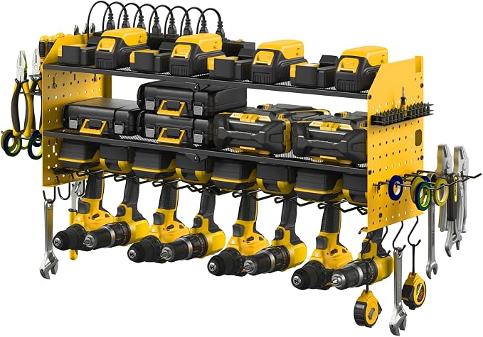 JUNNUJ Large Pegboard Power Tool Organizer by JUNNUJHome