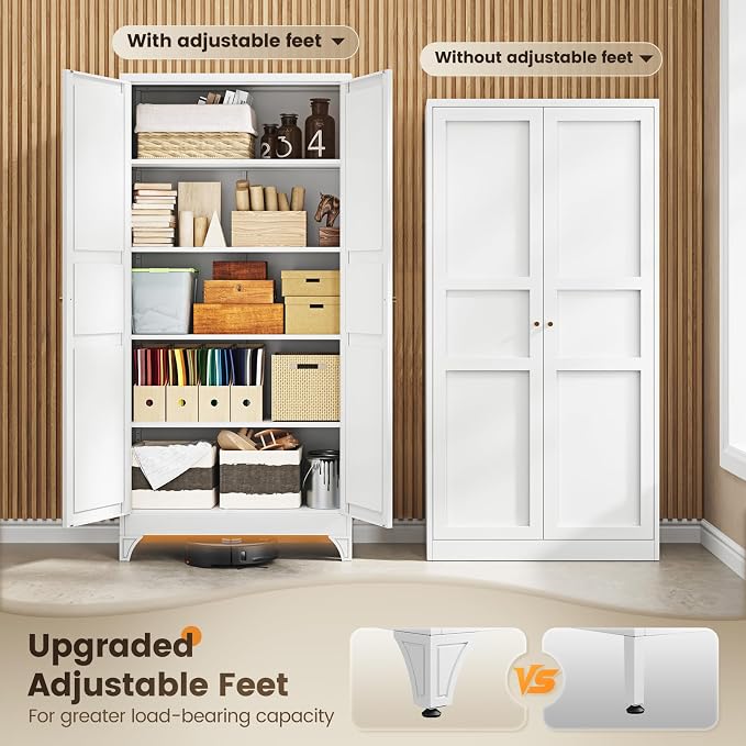 Yizosh Metal Storage Cabinet - Image 6