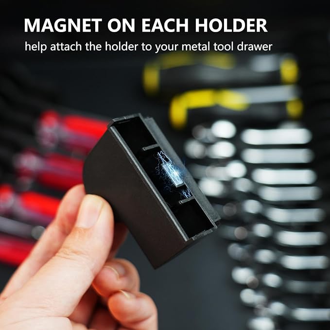 80 pcs MAGNETIC Modular Wrench Organizers - Image 5