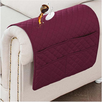 Waterproof Sofa Armrest Cover Headrest Cover by ZGDDPZA