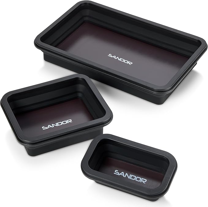 Collapsible Magnetic Parts Tray Set by SANDOR