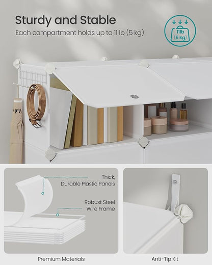SONGMICS Shoe Rack Organizer, 8-Tier Shoe Storage Cabinet - Image 7