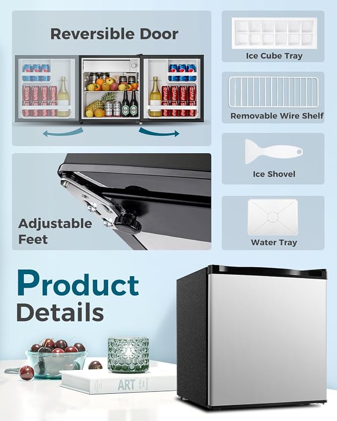 Mini Fridge with Freezer - Image 5