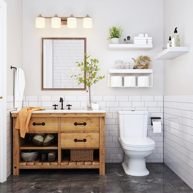QEEIG Bathroom Shelves Over Toilet - Image 2