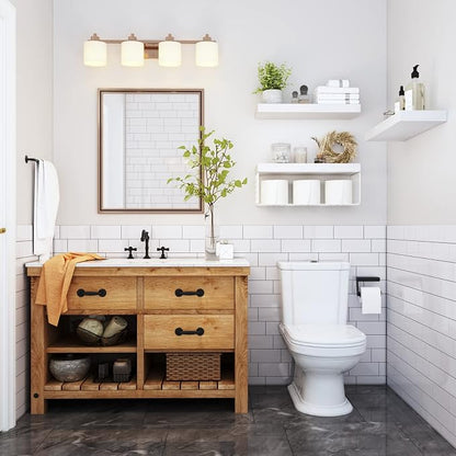 QEEIG Bathroom Shelves Over Toilet - Image 2