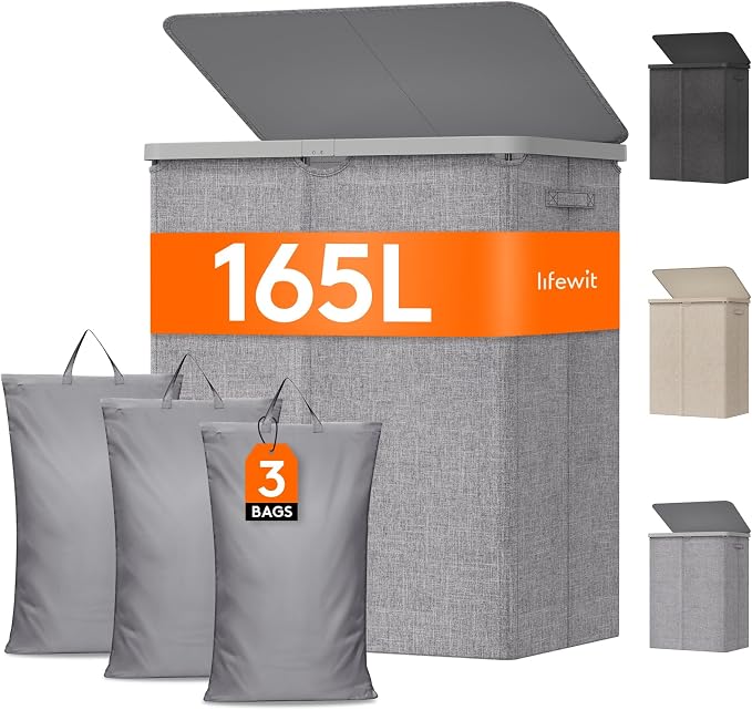 Lifewit 165L Large Laundry Basket by Lifewit
