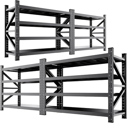 4-Pack 8000LBS Heavy Duty Garage Shelving by OrganizingStorageAssistant