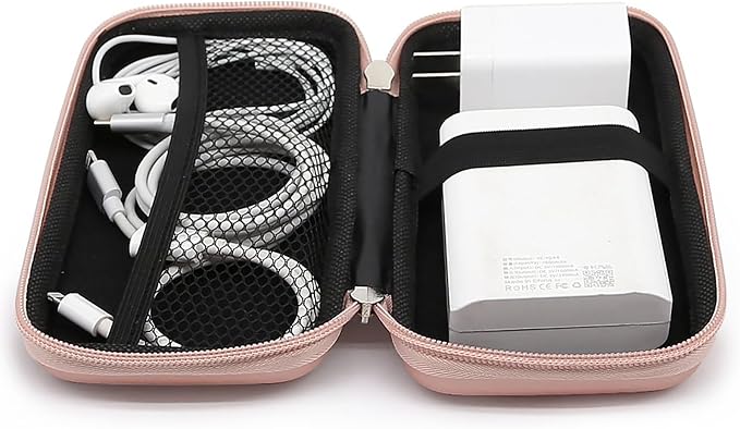 iMangoo Travel Essential Electronics Organizer Pouch Charger Case, Shockproof - Image 5