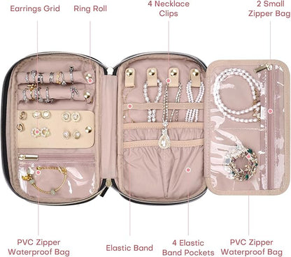 Jewelry Travel Case Organizer for Necklaces, Soft Sided - Image 3