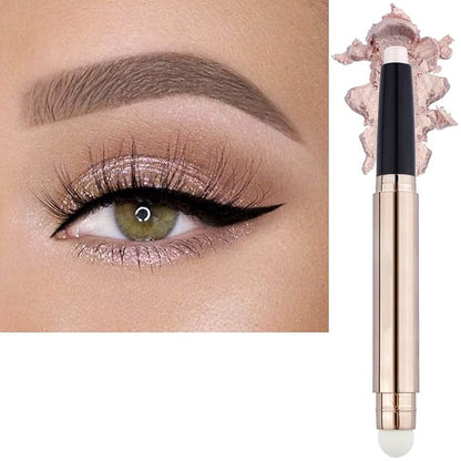 Light Gold Eyeshadow Stick Makeup, Waterproof Hypoallergenic Long Lasting Crayon by SAUBZEAN