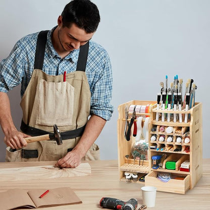 Wooden Art Supply Organizer - Image 6
