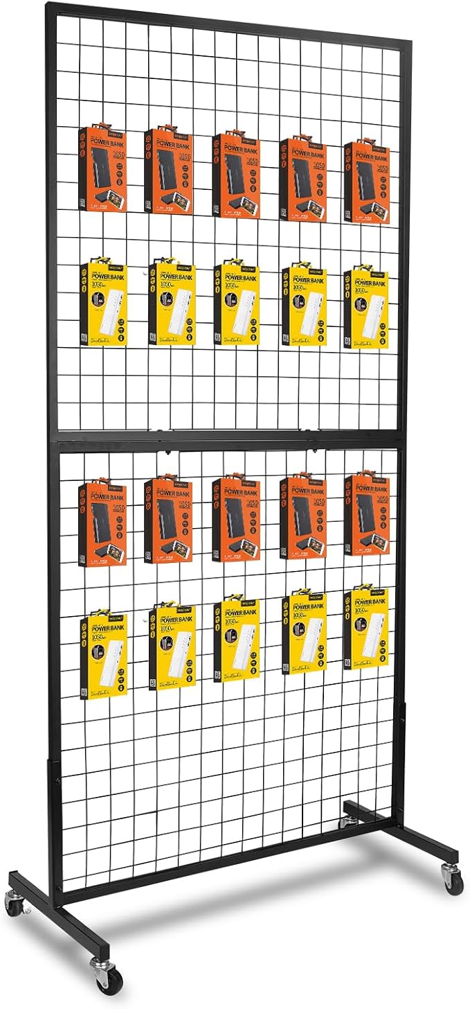 3'x 6' Gridwall Panel Display Stand by NectaCol
