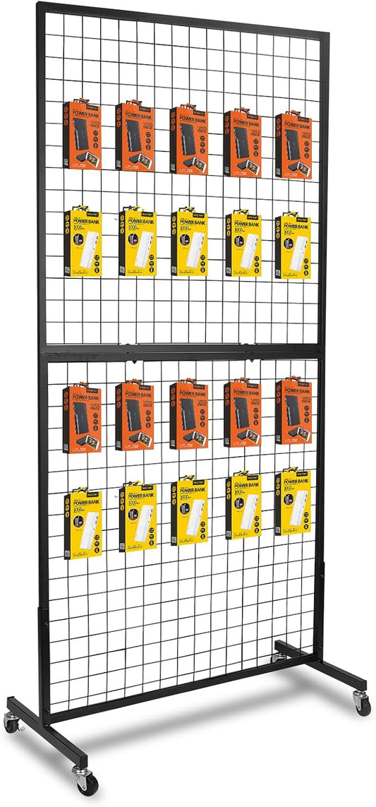 3'x 6' Gridwall Panel Display Stand by NectaCol