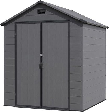 Patiowell 6X6 FT Plastic Outdoor Storage Shed by Patiowell
