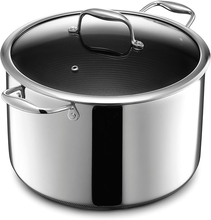 HexClad Hybrid Nonstick 10-Quart Stockpot by HexCladHybridCookware